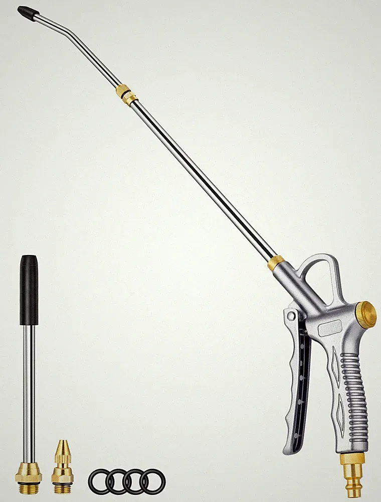 Air Blow Gun with Adjustable Blower Nozzle for Compressor Cleaning Tool