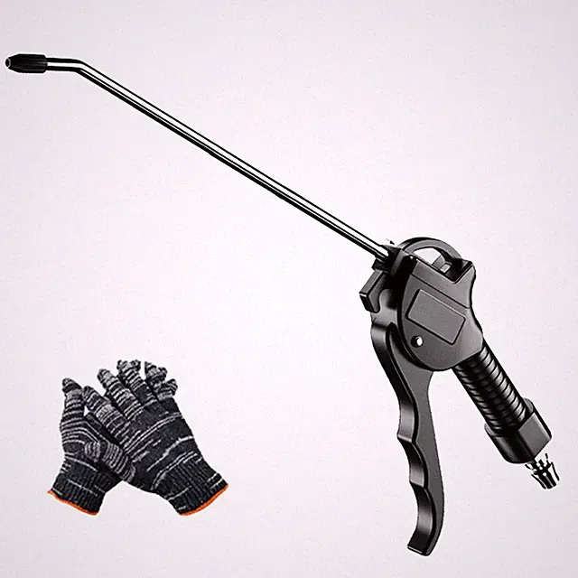 High Flow Air Blow Gun with Angled Nozzle for Air Compressor Cleaning