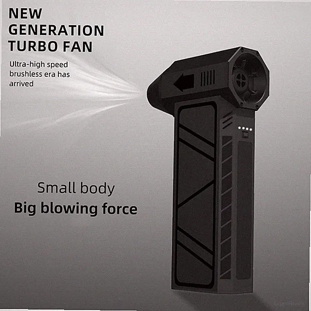 High Speed Electric Air Duster Power Turbo Fan 4-Gear Adjustable Blower